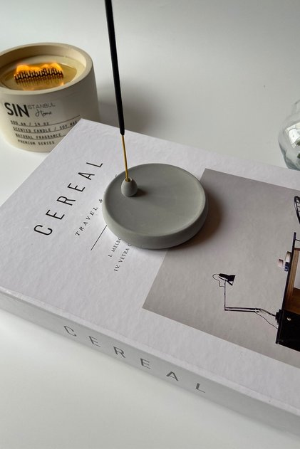 Minimal Beton Tütsülük Gri