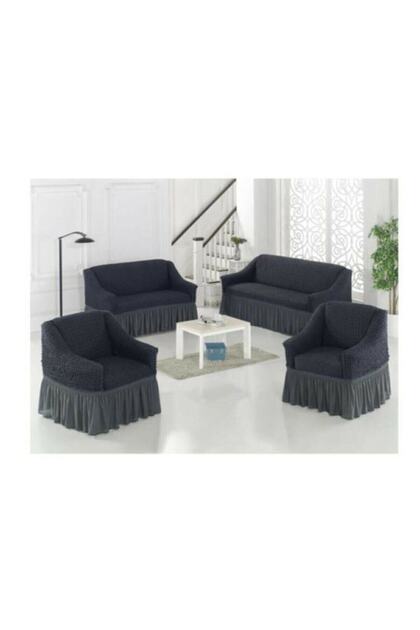 Husă pentru set de canapele Bürümcük 3+2+1+1_antracit