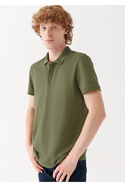 Mavi Yeşil Polo Tişört Regular Fit / Normal Kesim 8804328524