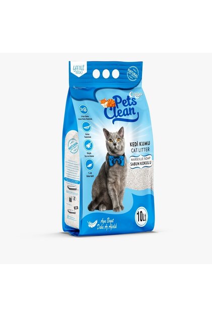 Pet's Clean Sabun Kokulu Kedi Kumu 10 Lt