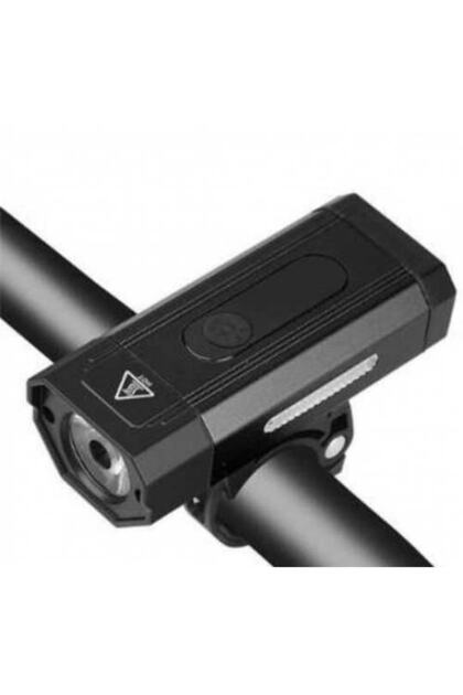 XBYC 6127 800 Lümen Bisiklet Ön Lamba Far Aydınlatma Usb Şarjlı Siyah