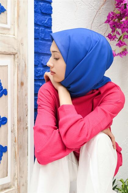 Twill Scarf Cobalt Blue 11343-33