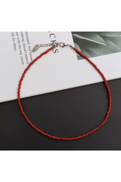 Red Bead Necklace