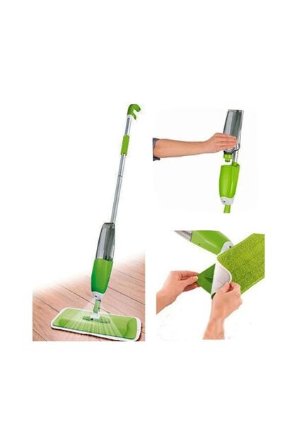 Sprey Mop Deterjan Hazneli Temizlik Seti 1+1