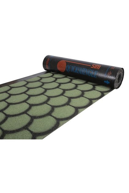 Quick Shingle Klasik Yeşil - Desenli Membran (10 mt )