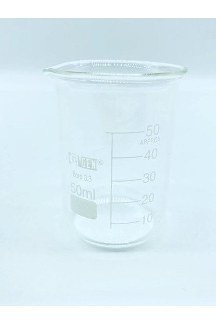 50ml Cam Beher Dereceli Borosilikat 1 Adet