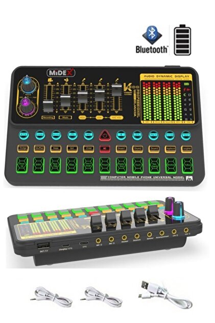 MIX CD 12枚セット Midex Gmx-1 Platinium Set Condenser Mikrofon Ses Kartı Canlı Yayın