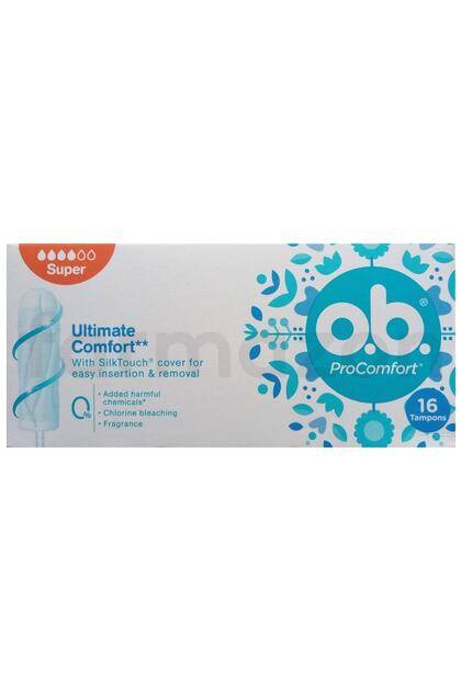 O.b Pro Ultimate Comfort Super Tampon 16'lı