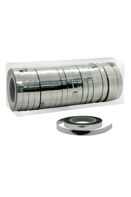 Rönesans 25 Meters Metallized Silver Raffia Ribbon