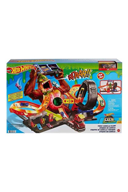Mattel Hot Wheels Zehirli Goril Saldırısı Oyun Seti Gtt94 - Fiyatı