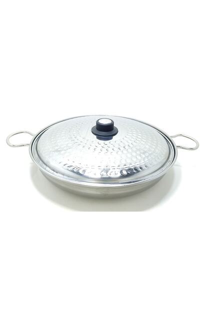 40 Cm Diameter 3-Piece Chrome Steel Stainless Lid Hair Roasting Pan