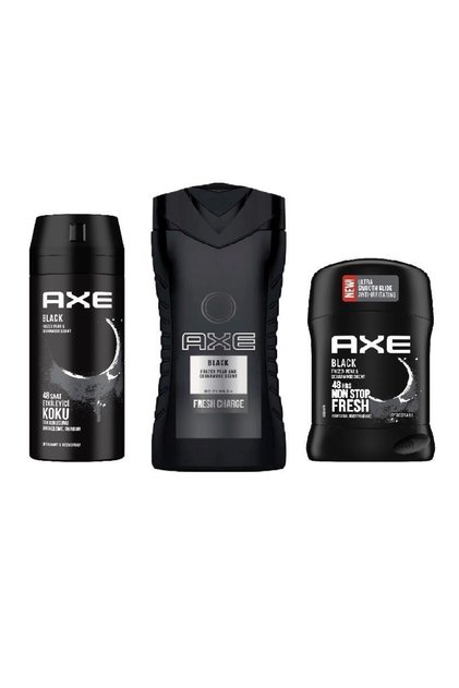 Black Serisi Duş Jeli+deodorant+stick 3'lü Set