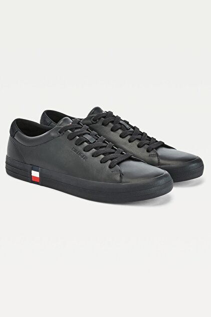 Tommy Hilfiger Siyah - Premium Corporate Vulc Sneaker - 4