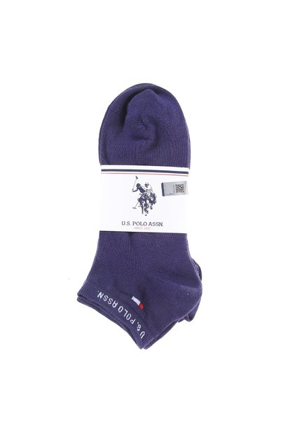 U.S. Polo Assn Navy Blue 5-Piece Socket Men's Socks