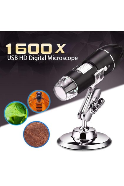 1600x Zoom 2mp Usb Dijital Mikroskop 8 Ledli Kamera