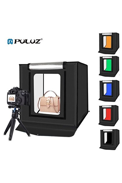 Triline Puluz Pro 2x32 Led Işıklı 40x40cm Fotoğraf Çekim Çadırı