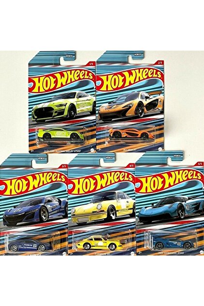 HOT WHEELS Die Cast Seri 5'li Set Hotwheels Diecast Seti 5 Mustang