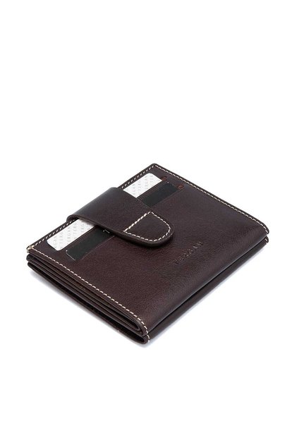 Genuine Leather Brown Leather Men's Wallet1ce00001544