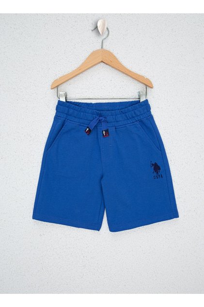 Normal Waist Standard Cobalt Blue Boys' Bermuda Shorts1191727