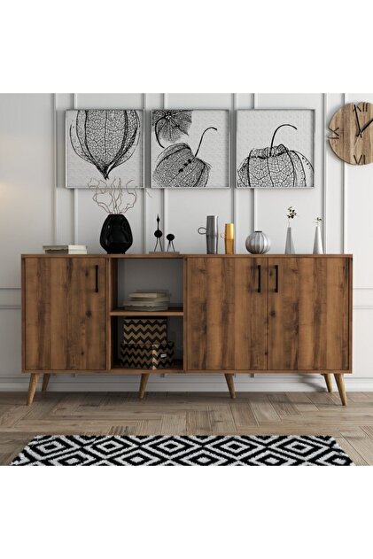 Mezza 1622 Exxen 180 Cm (AHŞAP AYAKLİ) Modern Konsol Hat - Fiyatı