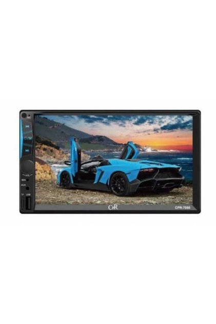 Cpr 7050 Bluetooth/usb/aux/sd/mirrorlink Özellikli Çift Amfi Çıkışlı Oto Double Din Teyp Uyumlu