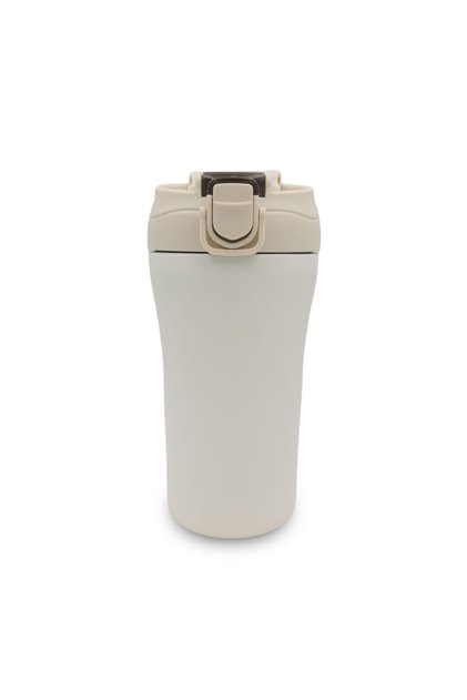 500 Ml Beyaz Paslanmaz Çelik Termos, Çay Kahve Kamp Termos, Termos Bardak, Vakumlu Vacuum Termos