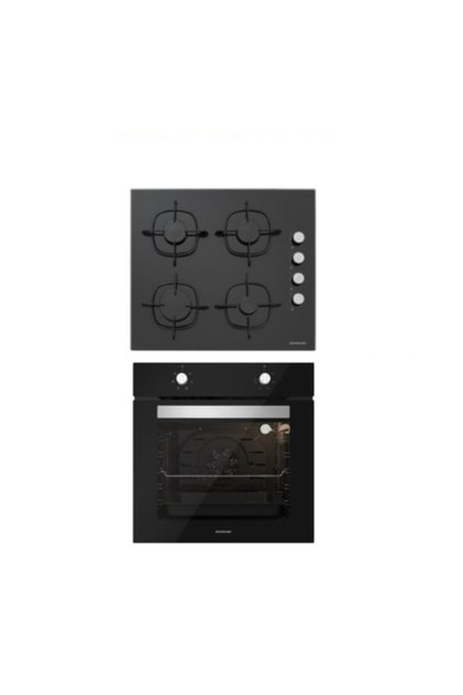 Siyah 2'li Ankastre Set 5 Yıl Garanti (Cs5335b01+bo6501b01)