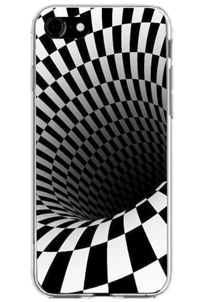 Noprin Apple Iphone Se 2020 Kılıf Silikon Baskılı Desenli Arka Kapak - 1