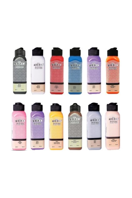 Akrilik Boya 140 ml 12'li Set