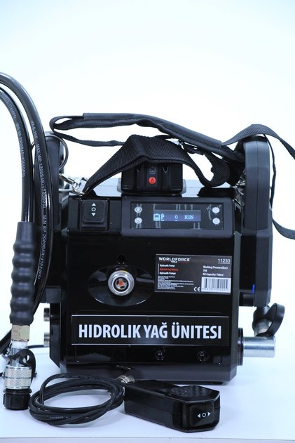 Elektro Hidrolik Pompa 700 Bar 1 Litre Yağ Kapasiteli 18v 4,0ah 72wh Akülü Yağ Ünitesi