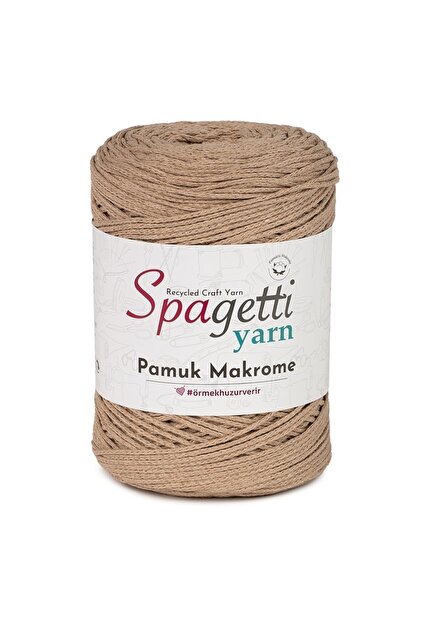 Beige Cotton Macrame Rope