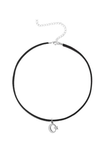 Ay Yıldız Choker Kolye