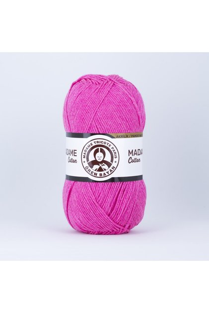 Madame Cotton El Örgü Ipliği 100 Gr 042 Fuşya