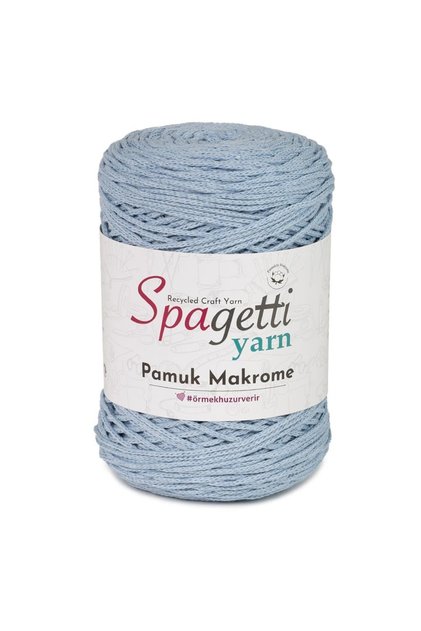 Baby Blue Cotton Macrame Thread