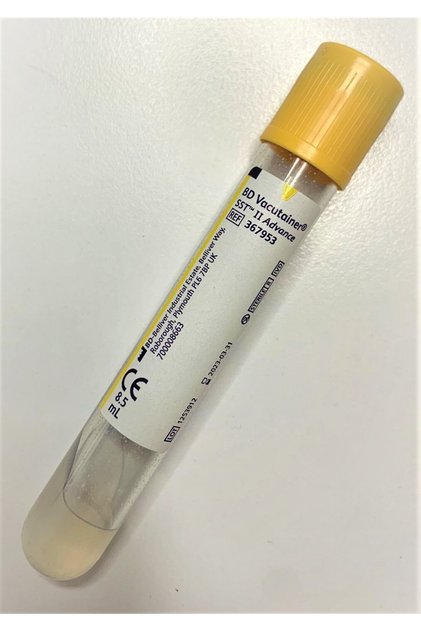 Sarı Kapaklı Jelli Tüp 8,5 Ml (100 Adet)