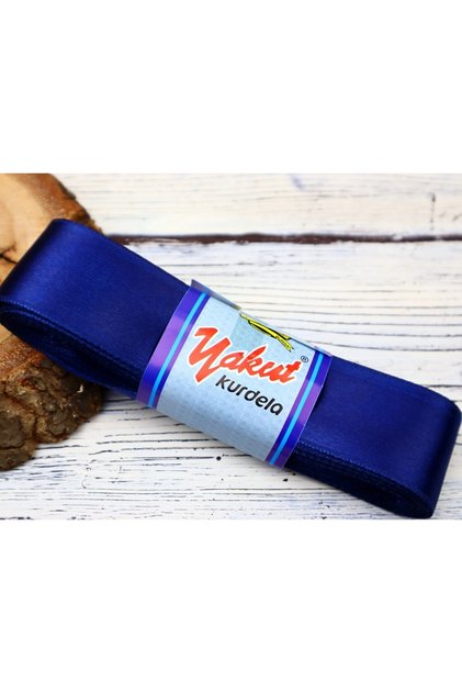 4 cm Satin Ribbon Navy Blue 1 Ball 5 Meters – Ribbon – Ribbon – Ribbon