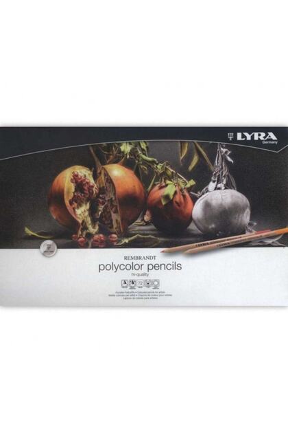 Lyra Rembrandt Polycolor Pencils Kuru Boya Kalemi 72'li Set