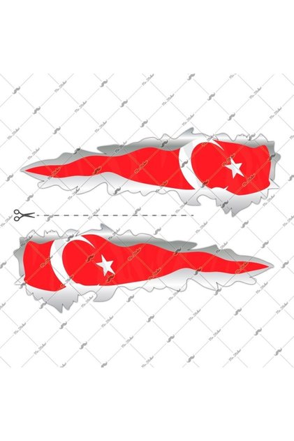 Rfhlm54 Reflektif Içi Gözüken Yırtılmış Metal Efektli Turk B.