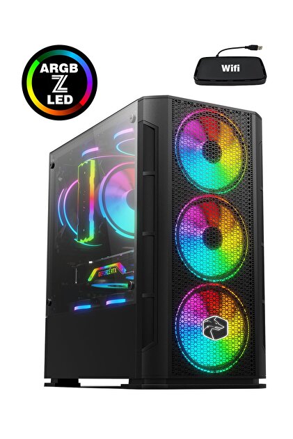 Zeiron Rg650 I5-3470 16gb 240gb Ssd+500gb Hdd Rx550 Oyuncu