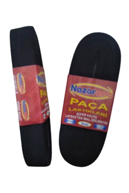 3 Cm Black Leg Waist Elastic 10 Mt