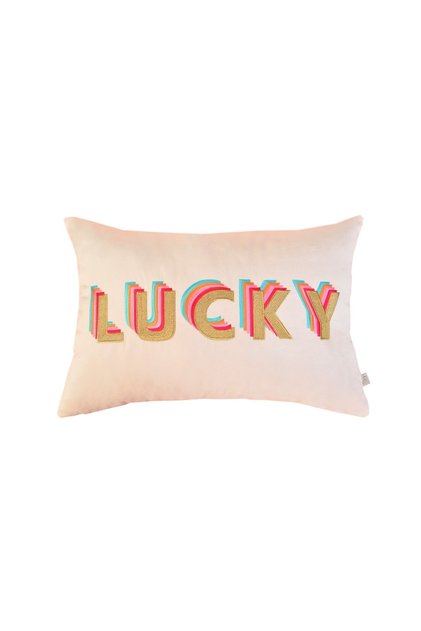 Lucky Patterned Rainbow Series Decorative Throw Pillow Cover