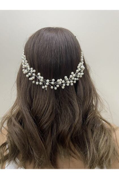 (g)Completely Handmade Pearl Detail Bridal Hair Accessory Henna Engagement Wedding Hair Accessory – Bridal Aksesua