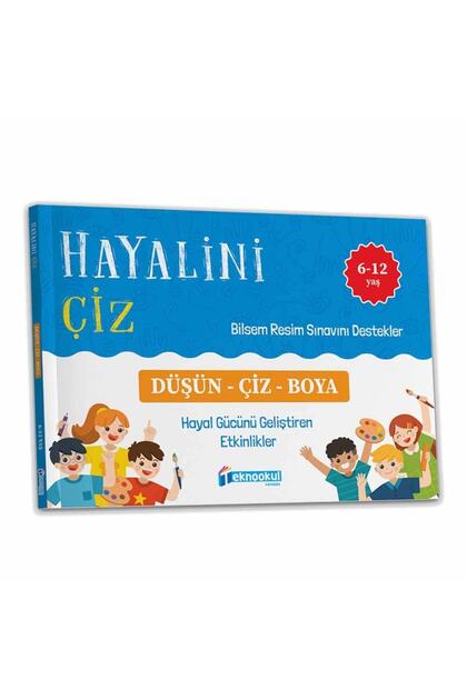 2. Sınıf Bilsem Mülakat Sınavı Hazırlık Hayalini Çiz Resim Kitabı