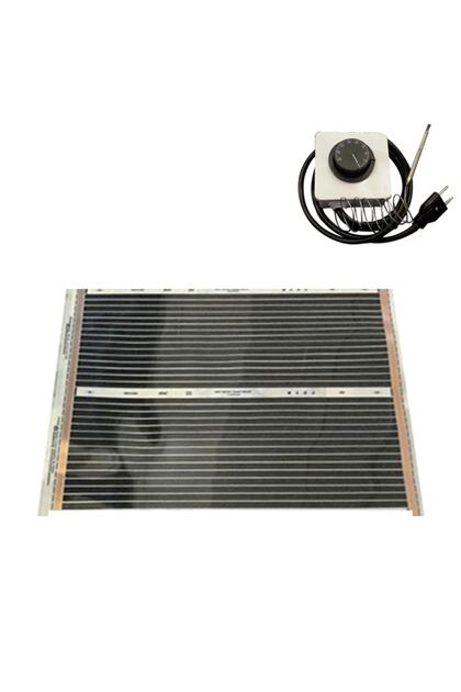 Rexva Analog Termostatlı Kablolu Karbon Isıtıcı Film 50x80 Cm