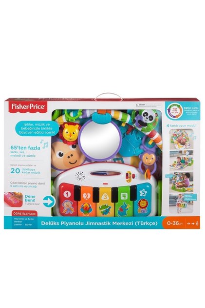Fisher-Price Delüks Piyanolu Jimnastik Merkezi (Türkçe)