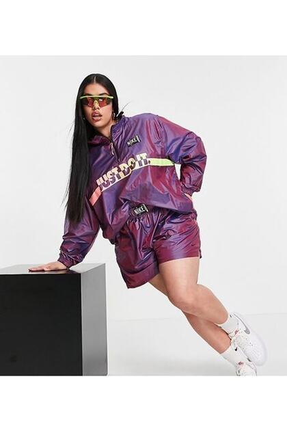 nike sportswear woven shorts purple