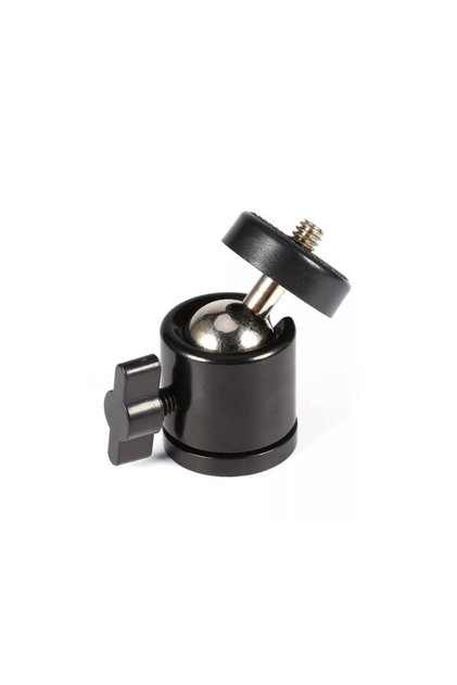 Tripod Slr Kamera Için 360 Derece Dönebilen 1/4 Vida Metal Mafsal Aparatı - Al2983