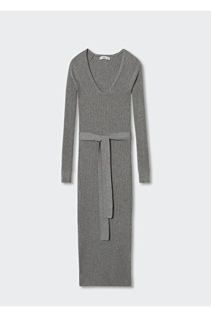MANGO Bow Knitted Dress- Trendyol MANGO Bow Knitted Dress- Trendyol