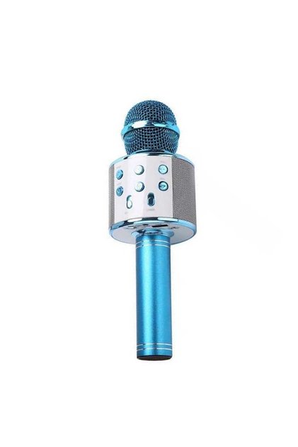 Ws-858 Karaoke Bluetooth 4,0 Kablosuz Mikrofon Dahili Hoparlör Usbflash Destekli 1800mah Pil
