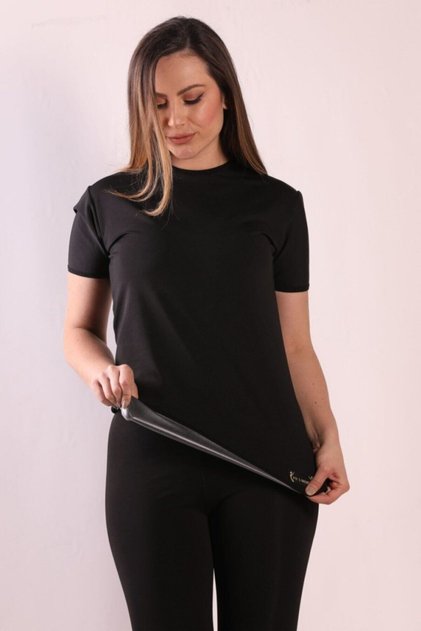 Women's Black Original Product Thermal Sauna Tights Set
